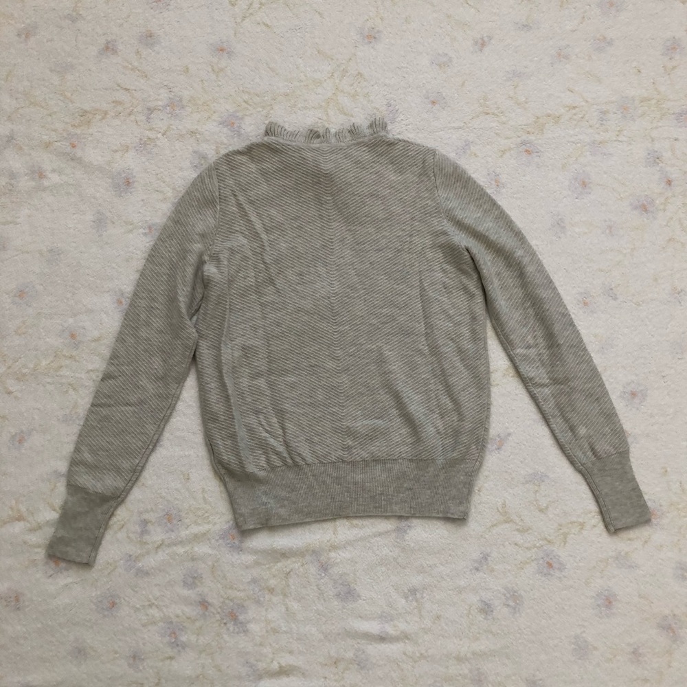 JCrew Ruffle Sweater - Picture 3 of 5